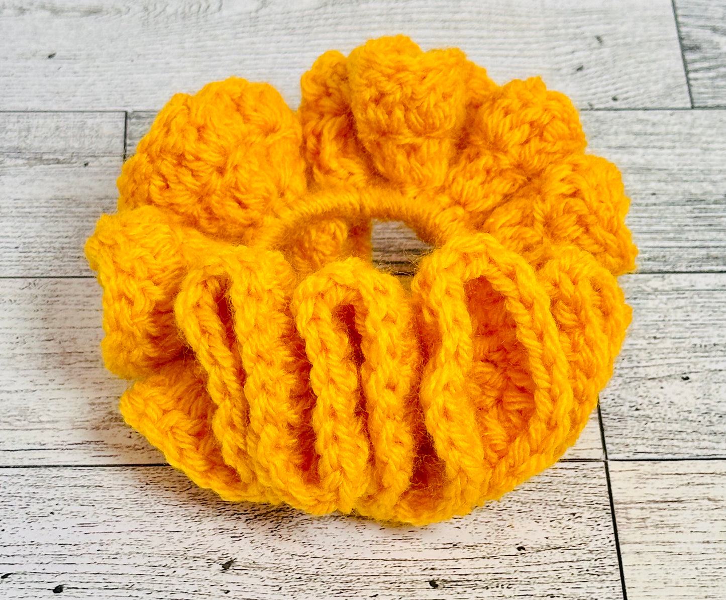 Sunshine Ruffle Scrunchie