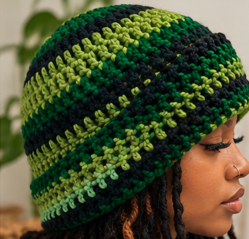 Green Remix Beanie