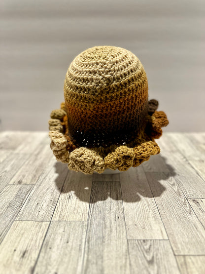 Latte Ruffle Hat