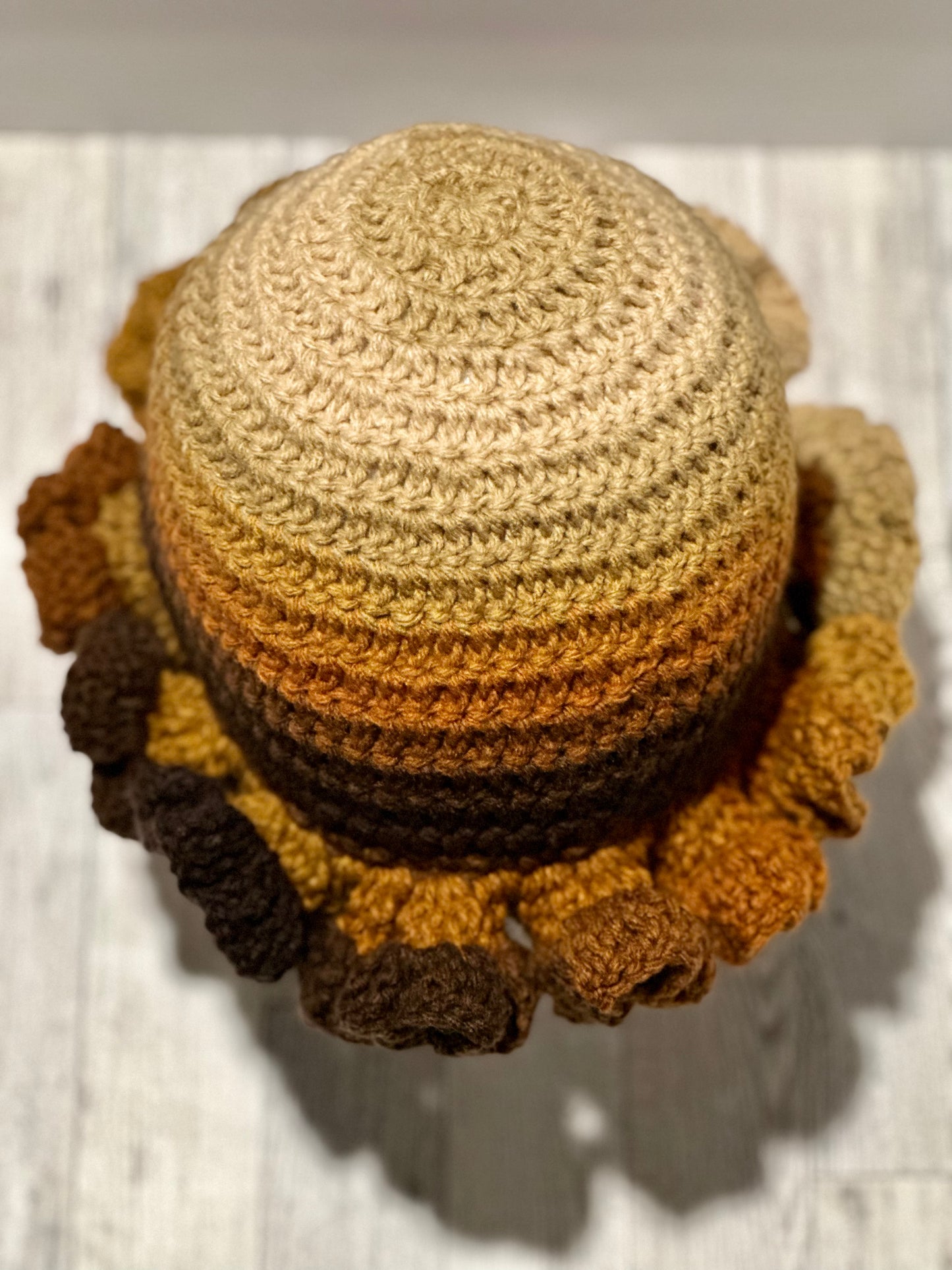 Latte Ruffle Hat