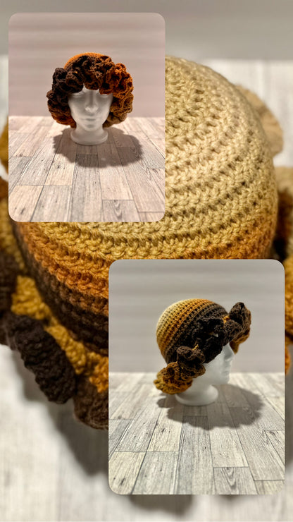 Latte Ruffle Hat