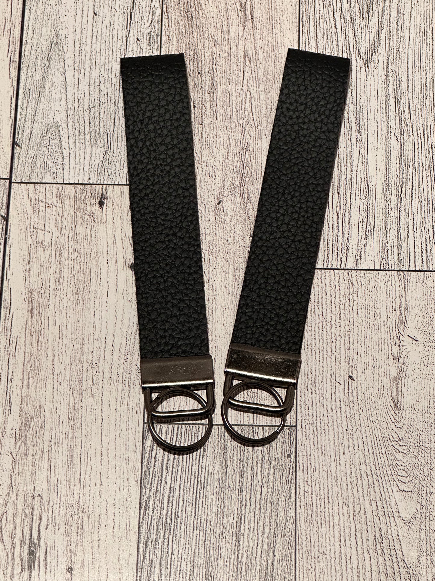 Faux Leather Wristlet