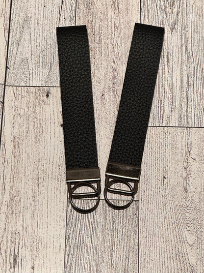 Faux Leather Wristlet