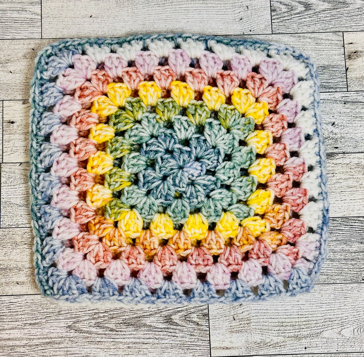 Muted Rainbow Cat Ear Beanie