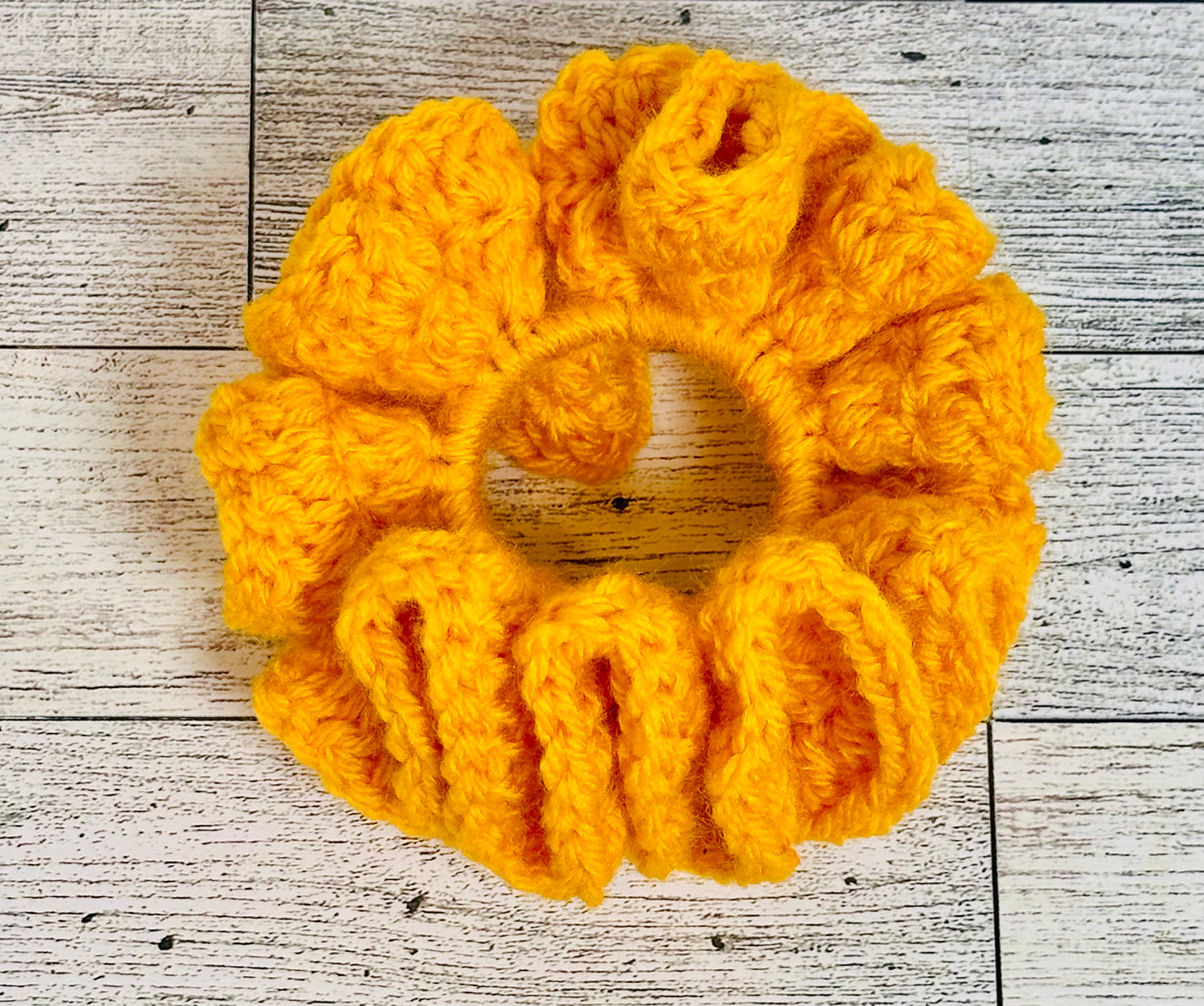 Sunshine Ruffle Scrunchie
