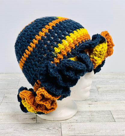 Harvest Flame Ruffle Hat