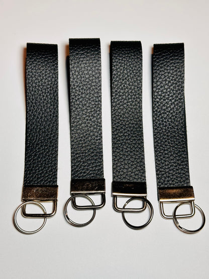 Faux Leather Wristlet